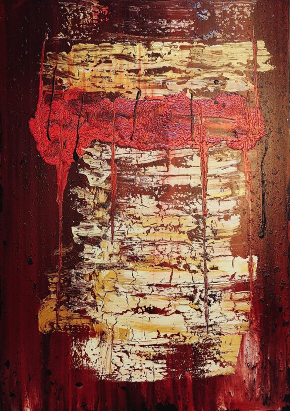Petros Santos, Χωρίς τίτλο, 100x70cm, Ακρυλικά σε καμβά